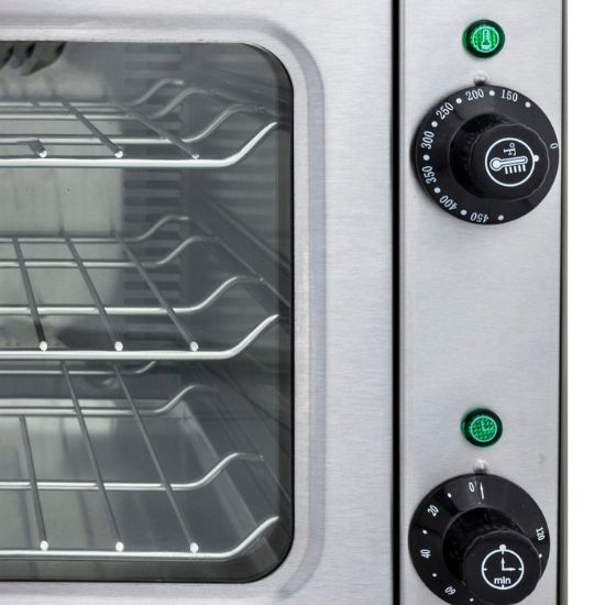 Picture of Adcraft Quarter Size Convection Oven, in Stainless Steel