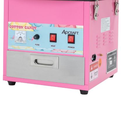Picture of Adcraft Cotton Candy Machine with Stainless Steel Supply Drawer