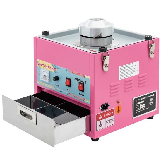 Picture of Adcraft Cotton Candy Machine with Stainless Steel Supply Drawer