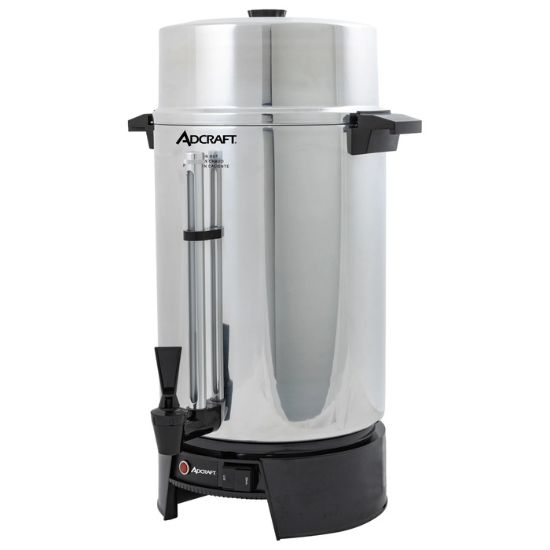 Picture of Adcraft 100 Cup Coffee Urn, 1500W, in Silver