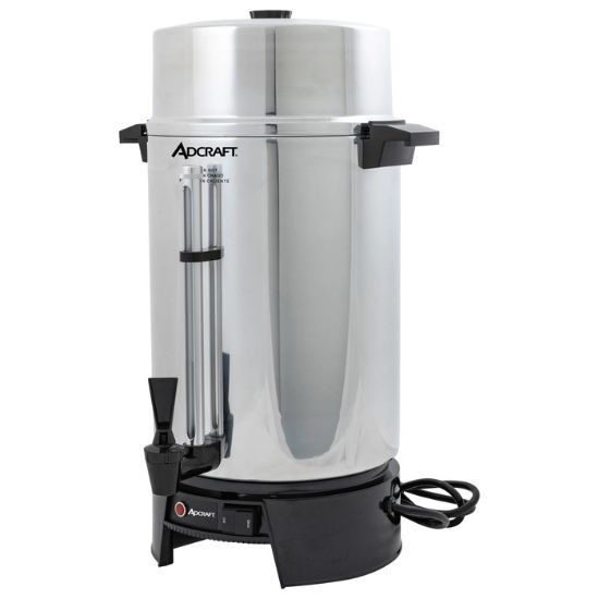 Picture of Adcraft 100 Cup Coffee Urn, 1500W, in Silver