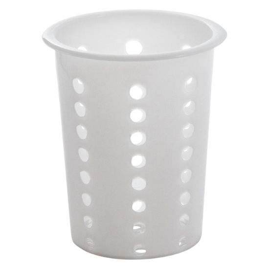 Picture of Adcraft Sliverware Cylinder Frost White