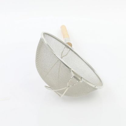 Picture of Adcraft Premium Tinned Double-Mesh Steel Strainer, in Silver (DBTN-12)