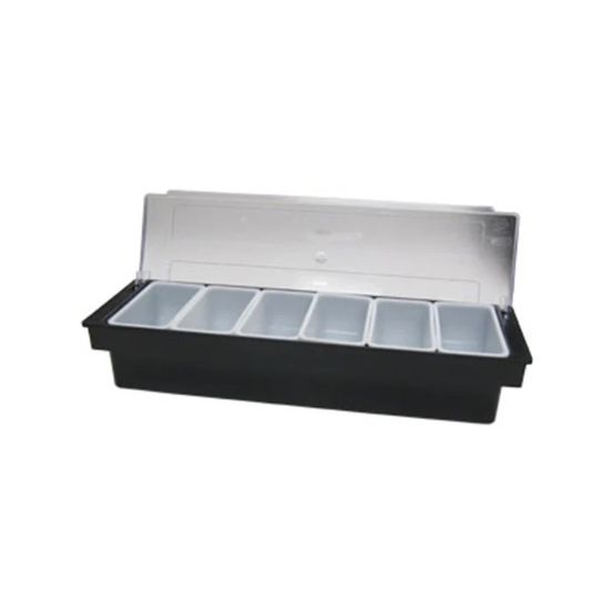 Picture of Adcraft Condiment Dispenser 6 Compartment with lid