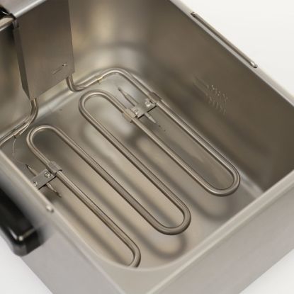 Picture of Adcraft Single Tank Deep Fryer, 6L, in Stainless Steel (DF-6L)