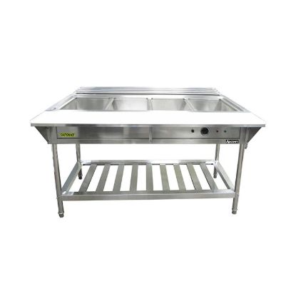 Picture of Adcraft 4 Bay Water Bath Steam Table, in Stainless Steel (EST-240)