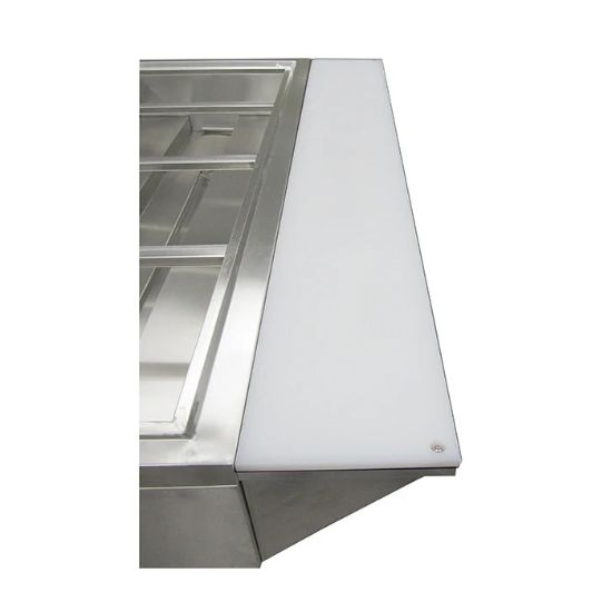 Picture of Adcraft 4 Bay Water Bath Steam Table, in Stainless Steel (EST-240)