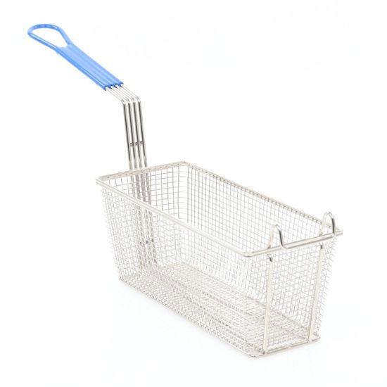 Picture of Adcraft Fry Basket, 13-1/4" x 5-5/8" x 5-5/8", in Blue (FBR-16834)