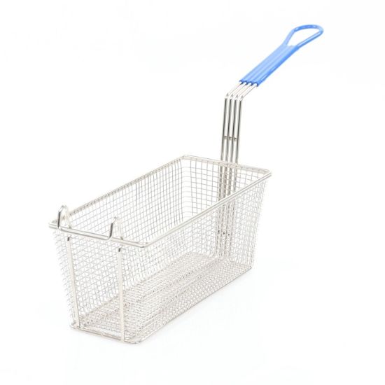 Picture of Adcraft Fry Basket, 13-1/4" x 5-5/8" x 5-5/8", in Blue (FBR-16834)