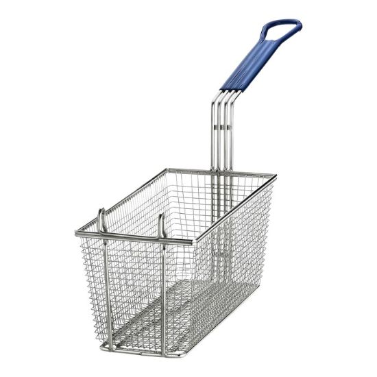 Picture of Adcraft Fry Basket, 13-1/4" x 5-5/8" x 5-5/8", in Blue (FBR-16834)