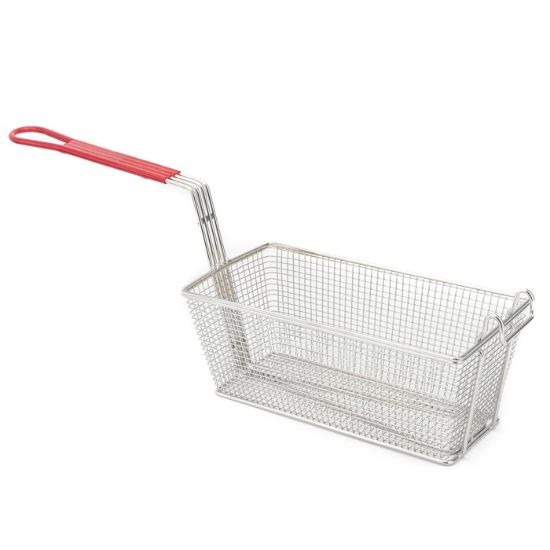 Picture of Adcraft Fry Basket, 12-7/8" x 6-1/2" x 5-3/8", in Red (FBR-13612)
