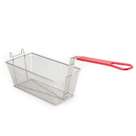 Picture of Adcraft Fry Basket, 12-7/8" x 6-1/2" x 5-3/8", in Red (FBR-13612)