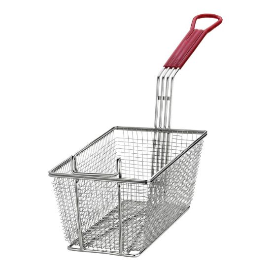 Picture of Adcraft Fry Basket, 12-7/8" x 6-1/2" x 5-3/8", in Red (FBR-13612)