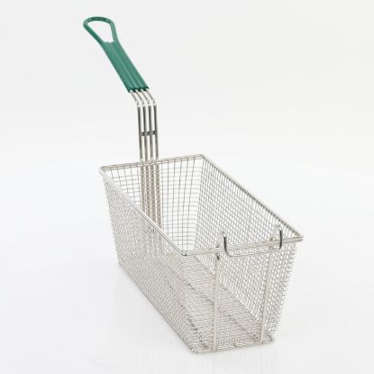 Picture of Adcraft Fry Basket, 12-7/8" x 6-1/2" x 5-3/8", in Green (FBR-16315)
