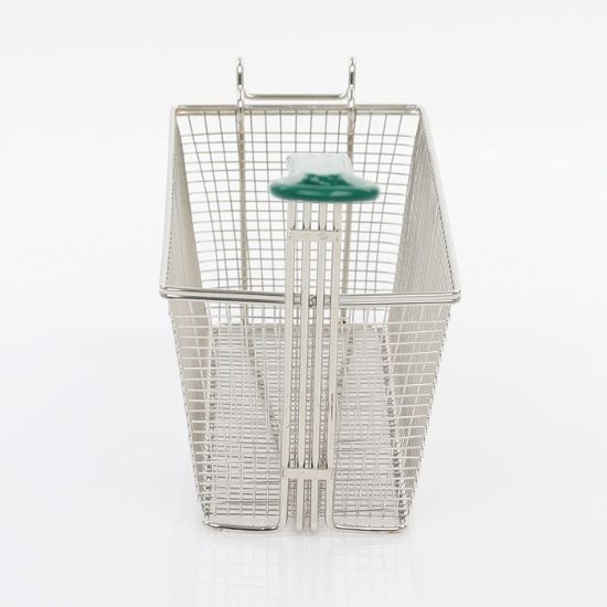 Picture of Adcraft Fry Basket, 12-7/8" x 6-1/2" x 5-3/8", in Green (FBR-16315)