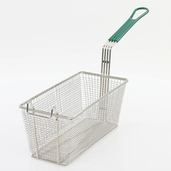 Picture of Adcraft Fry Basket, 12-7/8" x 6-1/2" x 5-3/8", in Green (FBR-16315)