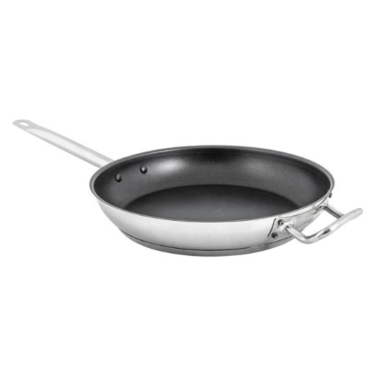 Picture of Adcraft FPSI-12EX Non-Stick Fry Pan, 12 Inch, Stainless Steel