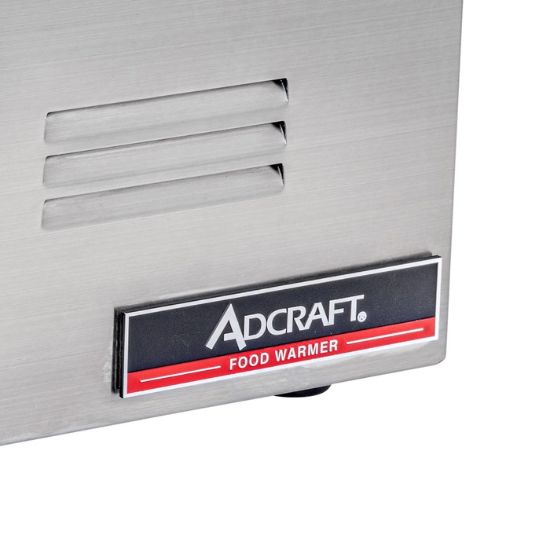 Picture of Adcraft Full Size Food Warmer, 1200W, in Stainless Steel (FW-1200W)
