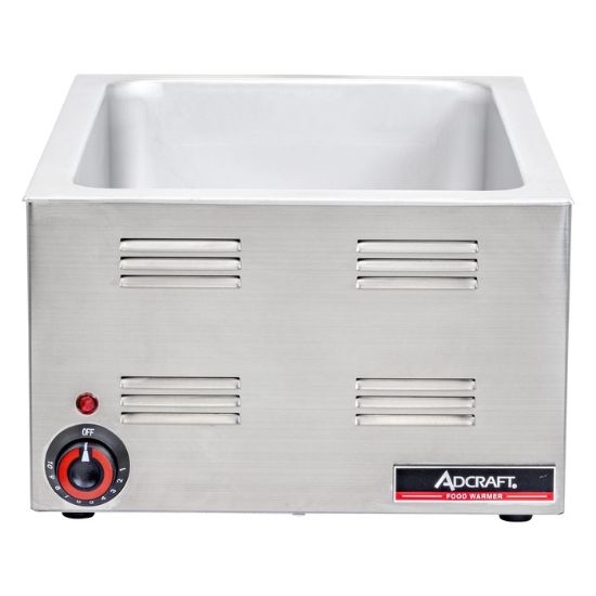 Picture of Adcraft Full Size Food Warmer, 1200W, in Stainless Steel (FW-1200W)