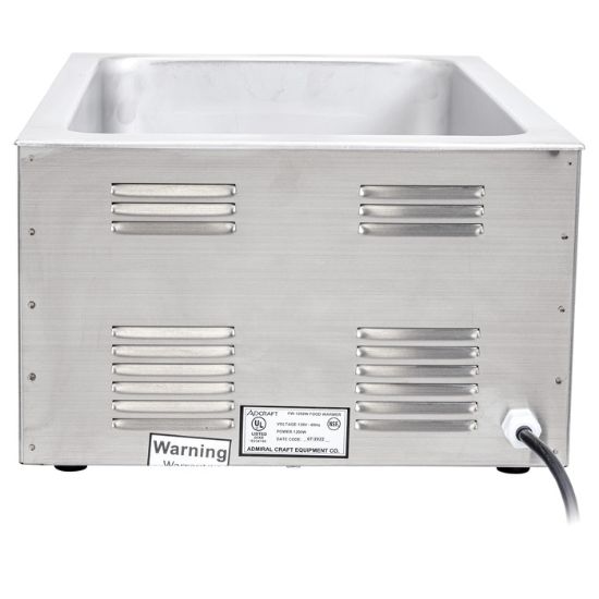 Picture of Adcraft Full Size Food Warmer, 1200W, in Stainless Steel (FW-1200W)