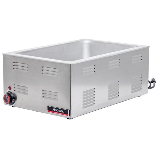 Picture of Adcraft Full Size Food Warmer, 1200W, in Stainless Steel (FW-1200W)