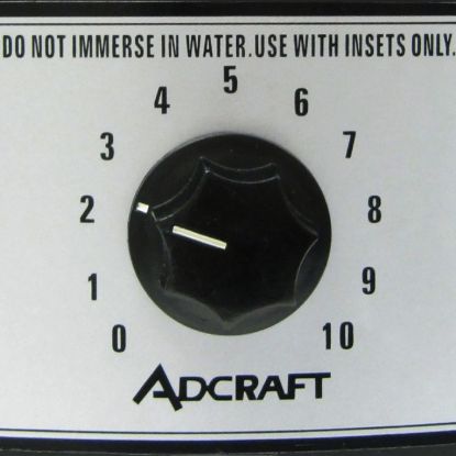 Picture of Adcraft Round Food Cooker/Warmer, 7/11 Qt., in Stainless Steel (FW-1200WR)