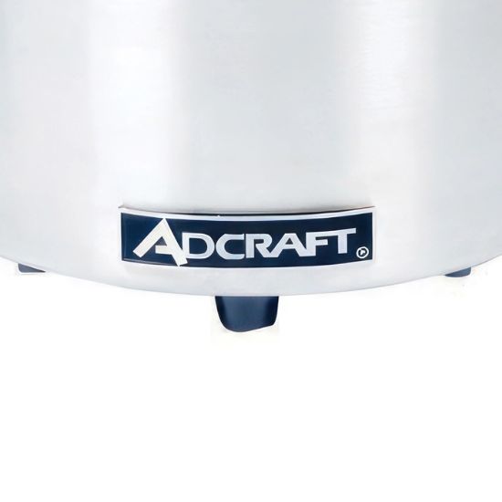 Picture of Adcraft Round Food Cooker/Warmer, 7/11 Qt., in Stainless Steel (FW-1200WR)