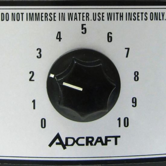 Picture of Adcraft Food Warmer/Cooker Black- Round 7/11 qt