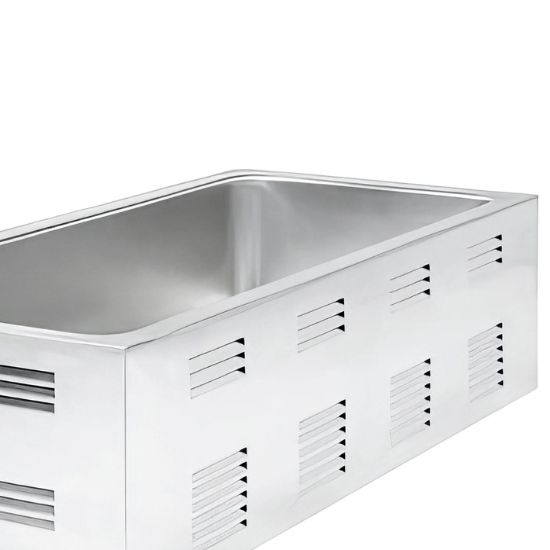 Picture of Adcraft 4/3 Size Food Warmer, 1500W, in Stainless Steel (FW-1500W)