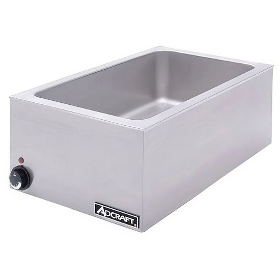 Picture of Adcraft Full Size Food Cooker/Warmer, 1500W, in Stainless Steel (FW-1500W/C)