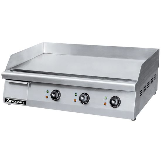Picture of Adcraft Electric Griddle, 30", in Stainless Steel (GRID-30)