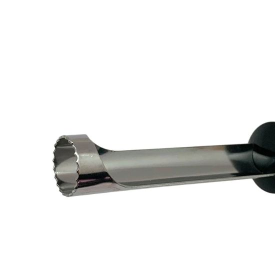 Picture of Adcraft Get-A-Grip Fruit/Apple Corer with Santoprene Handle, in Stainless Steel/Black