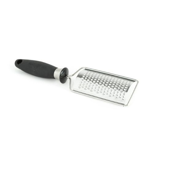 Picture of Adcraft Get-A-Grip Cheese Grater with Santoprene Handle, in Stainless Steel/Black