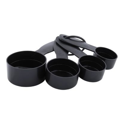 Picture of Adcraft Get-A-Grip Measuring Cup Set with Santoprene Handles, in Black