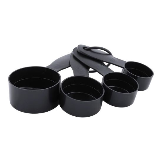Picture of Adcraft Get-A-Grip Measuring Cup Set with Santoprene Handles, in Black