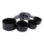 Picture of Adcraft Get-A-Grip Measuring Cup Set with Santoprene Handles, in Black