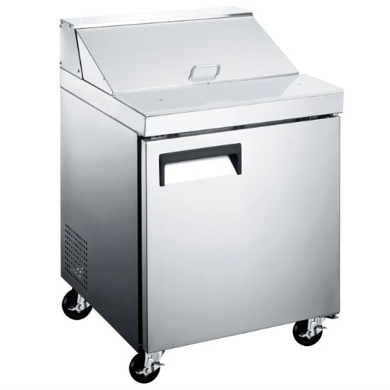 Picture of Grista Refrigerated Salad/Sandwich Prep Table, Single Door, 27" in Stainless Steel