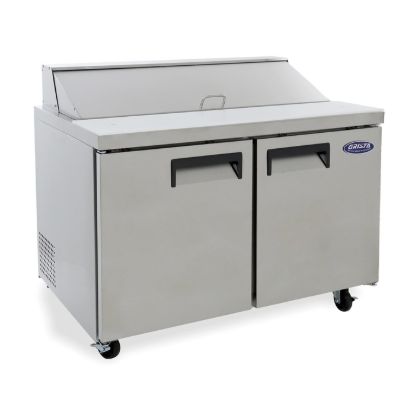 Picture of Grista Refrigerated Salad/Sandwich Prep Table, Two Doors, 47", in Stainless Steel