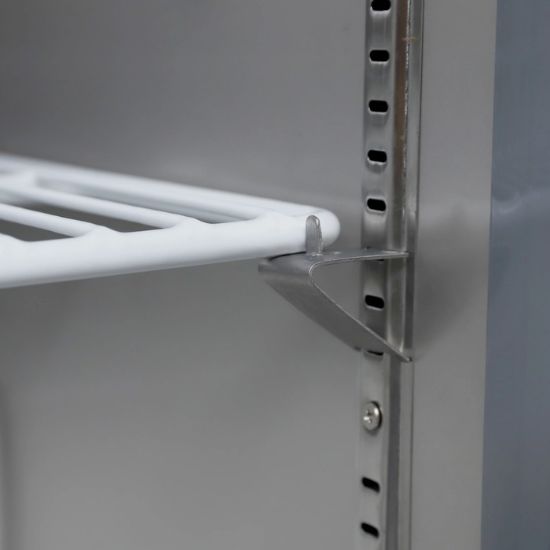 Picture of Grista Refrigerated Salad/Sandwich Prep Table, Three Doors, 70", in Stainless Steel