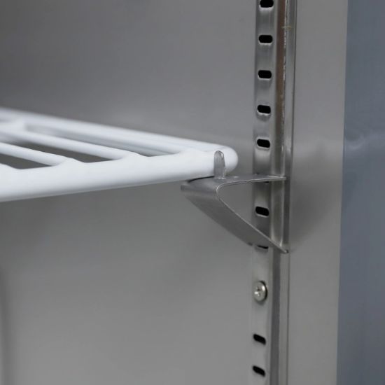 Picture of Grista Refrigerated Mega Top Salad/Sandwich Prep Table, Two Doors, 47", in Stainless Steel
