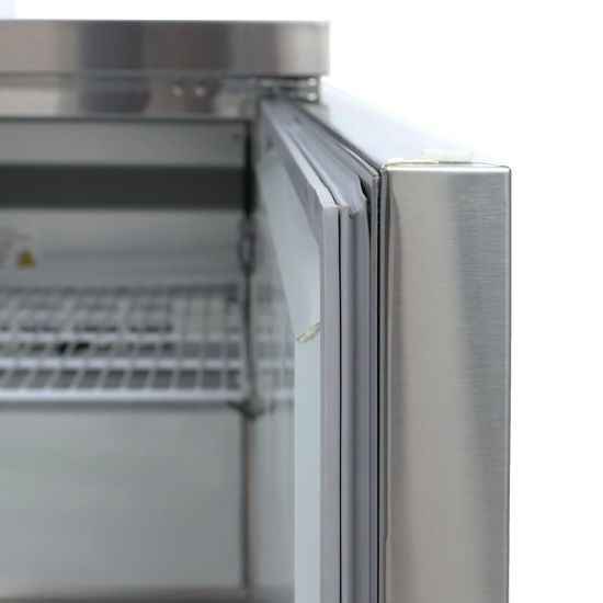 Picture of Grista Undercounter Refrigerator, Single Solid Door, 6.3 cu ft Capacity, in Stainless Steel