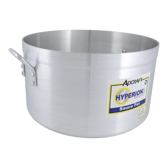 Picture of Adcraft H3-SA40 Sauce Pot, 40 Qt, Aluminum