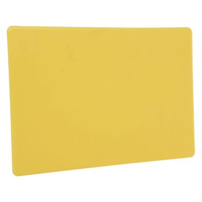 Picture of Adcraft High Density Cutting Board 12" x 18" x 1/2" - Yellow