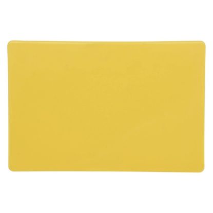 Picture of Adcraft High Density Cutting Board 12" x 18" x 1/2" - Yellow