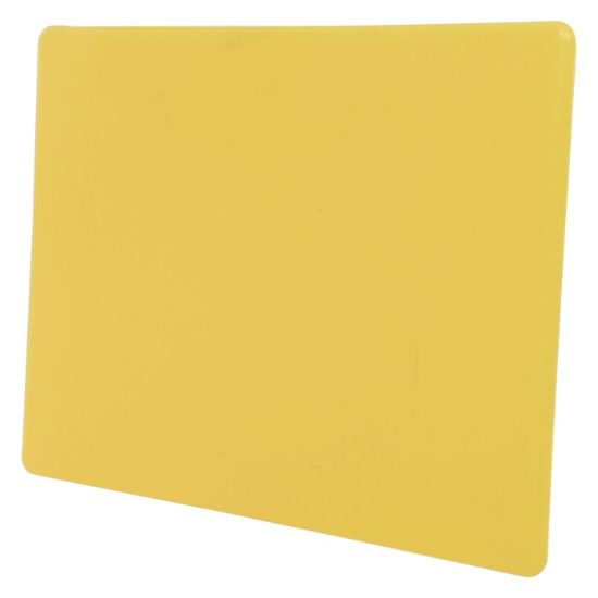 Picture of Adcraft High Density Cutting Board 12" x 18" x 1/2" - Yellow