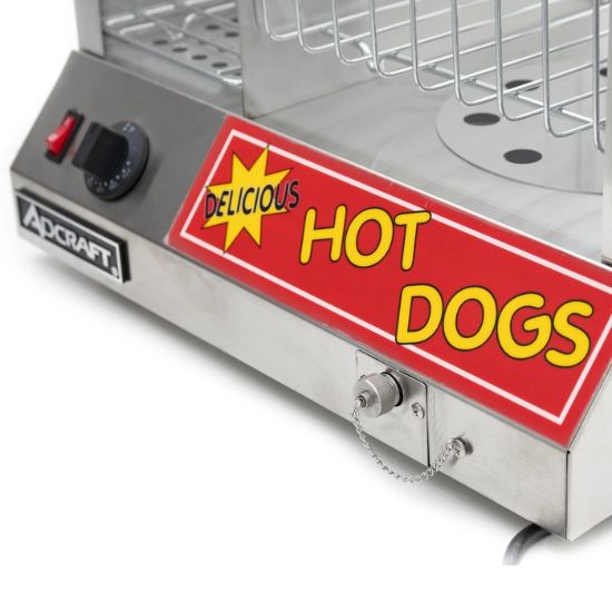 Picture of Adcraft Hot Dog Steamer, in Stainless Steel