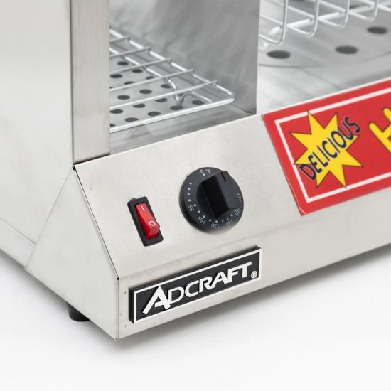 Picture of Adcraft Hot Dog Steamer, in Stainless Steel
