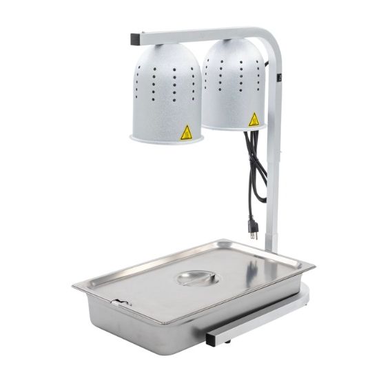 Picture of Adcraft Dual Heat Lamp, Aluminum