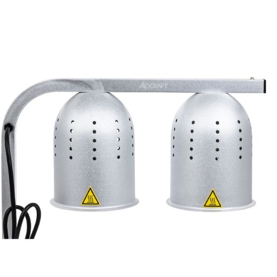 Picture of Adcraft Dual Heat Lamp, Aluminum