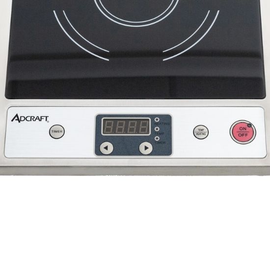 Picture of Adcraft Drop-In Induction Cooker, in Silver/Black (IND-A120V)